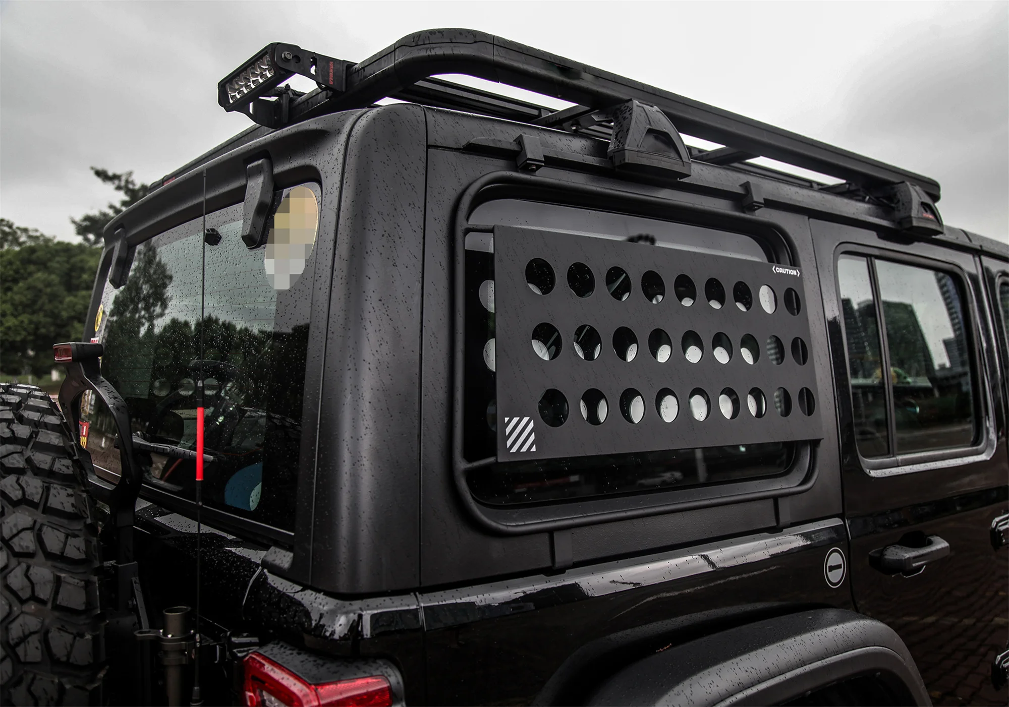 Aluminum Alloy Side Window Armor For Jeep Wrangler JL 2018+ JL1186 LantSun