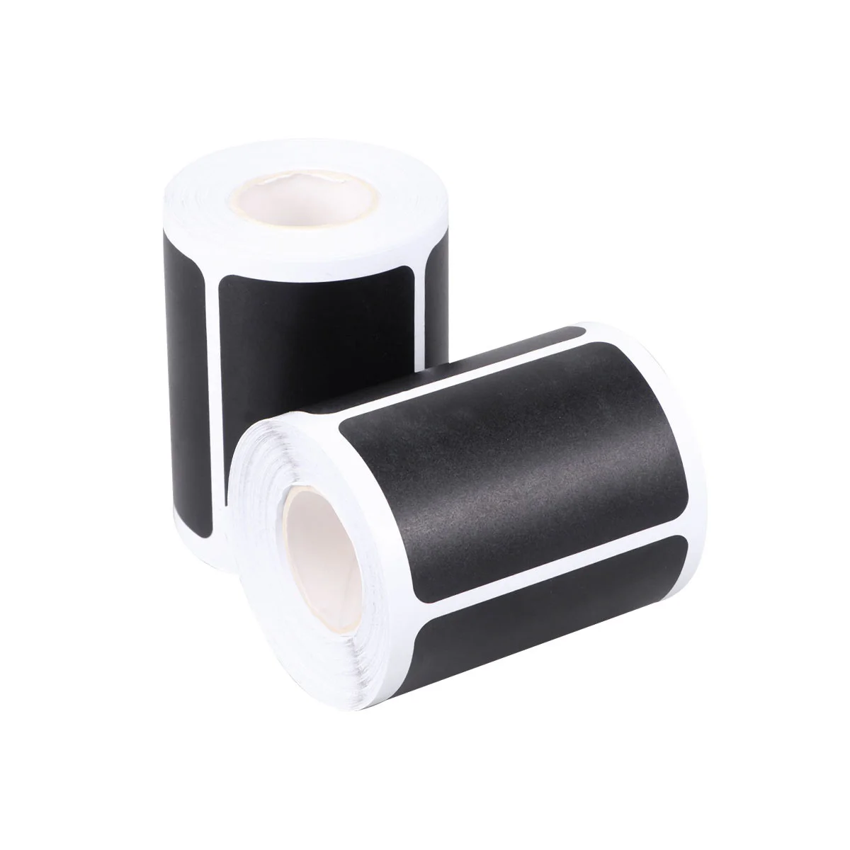 

2 Rolls Waterproof Labels Adhesive Chalkboard Stickers for Mason Jars Black Blackboard