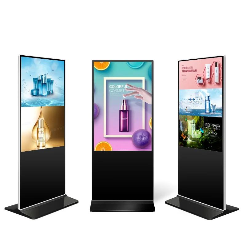 Floor Stand Advertising Sign Indoor Display Screen Video Wall Full Color Digital Signage and Display Indoor Advertising