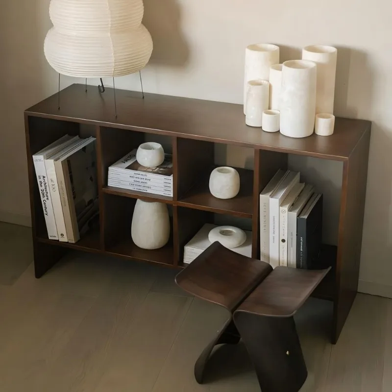 low file   lattice  living room partition , floor  , triangular corner cabinet, cross-border