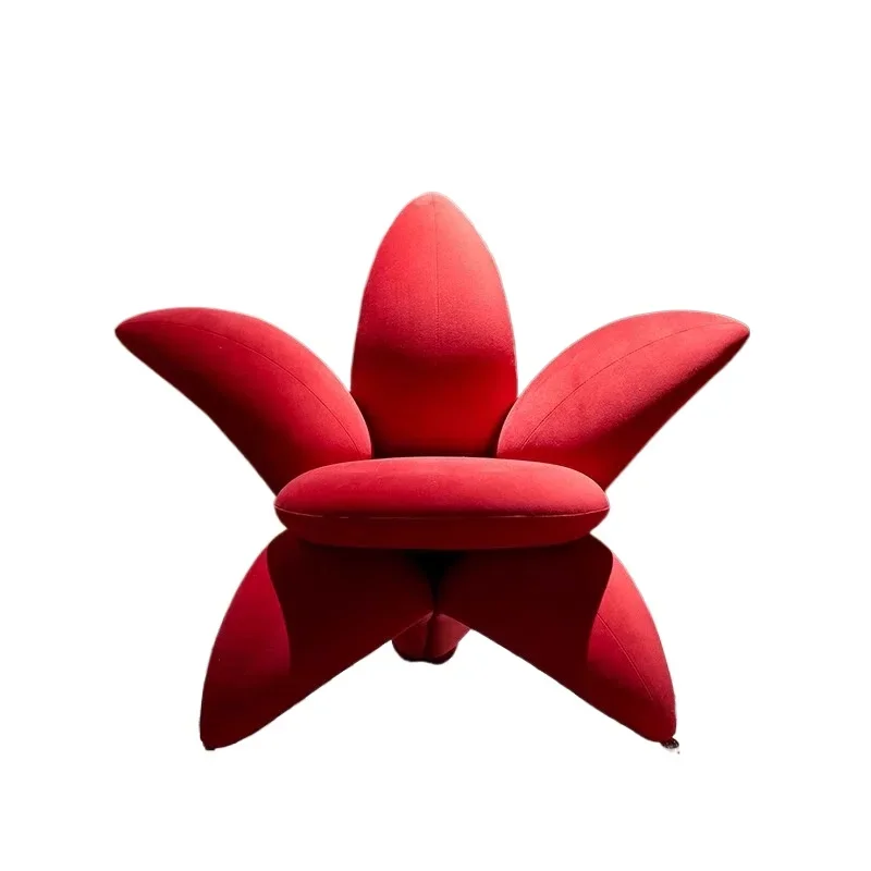 

Living room or hotel balcony Modern red velvet lounge chair Modern accent lounge armchair