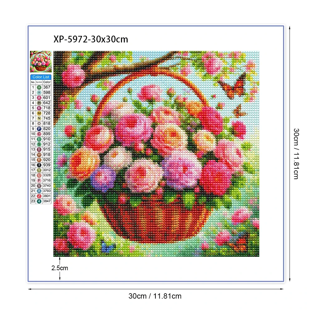Diamond Painting Rose Peony Fl - đánh giá và giá Embroidery Daisy Flower