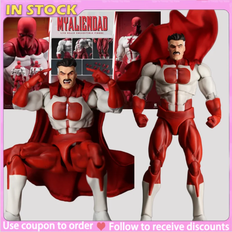 

Genuine Spot ZOOMRIG ZR-001 Omni Man Action Figure 1/12 Scale 16cm Pvc Invincible Comic Superhero Joint Doll Collection Gift
