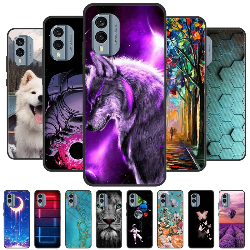 For Nokia X30 Case Shockproof Black Silicone Soft Phone Case Cover  For Nokia X30 X 30 Back Cover Case NokiaX30 Coque Funda