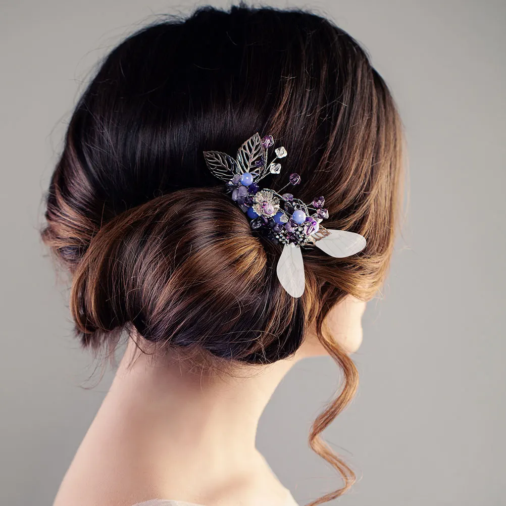 

40 Pcs Simulated Dragonfly Wing Craft White Tulle DIY Earrings Supplies Jewelry Making Accessories Fake Wing Decor Artificial