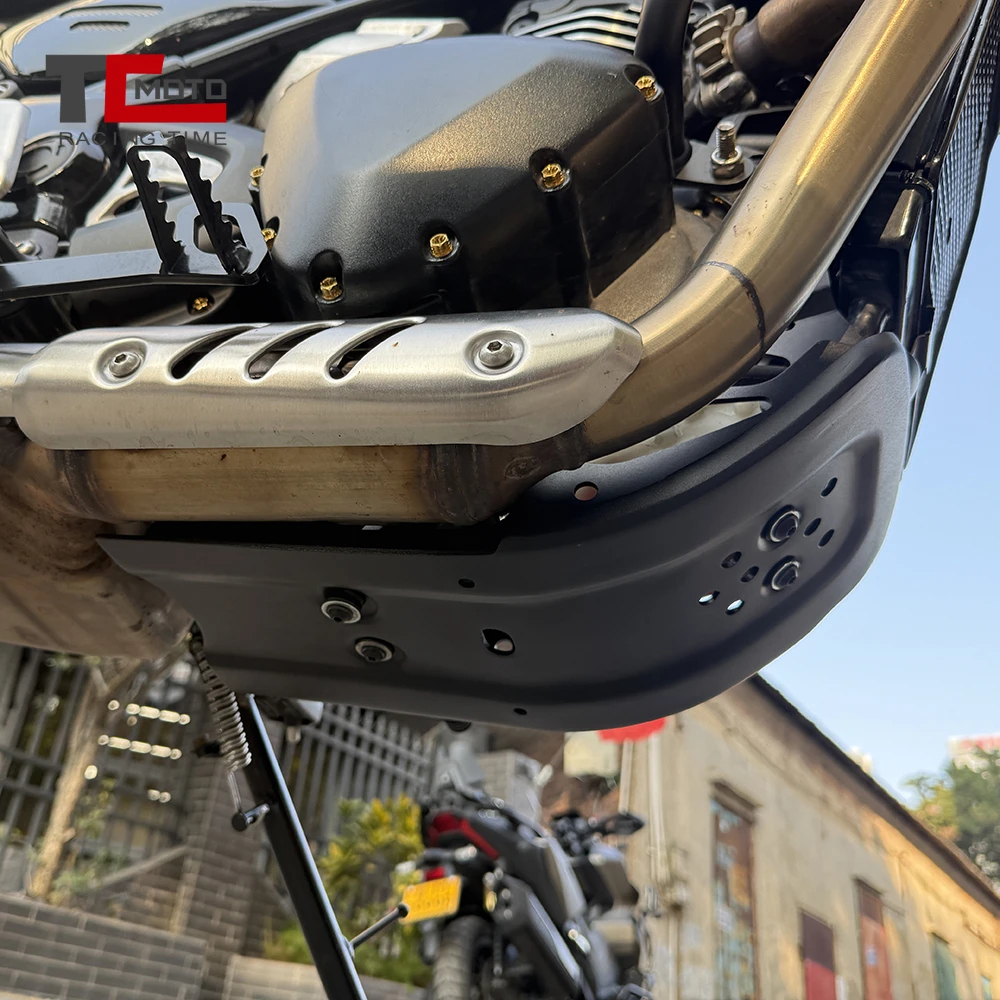 

Motorcycle Skid Plate Engine Guard Chassis Protection Cover For Triumph SCRAMBLER 400 X XC SPEED TRACKER THRUXTON 400 2025-2026