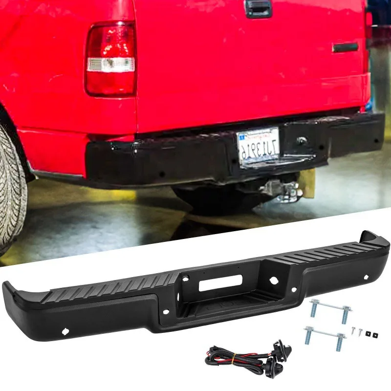 

Подходит для Ford F150 2004-2006 гольванический черный задний бампер автомобильные аксессуары