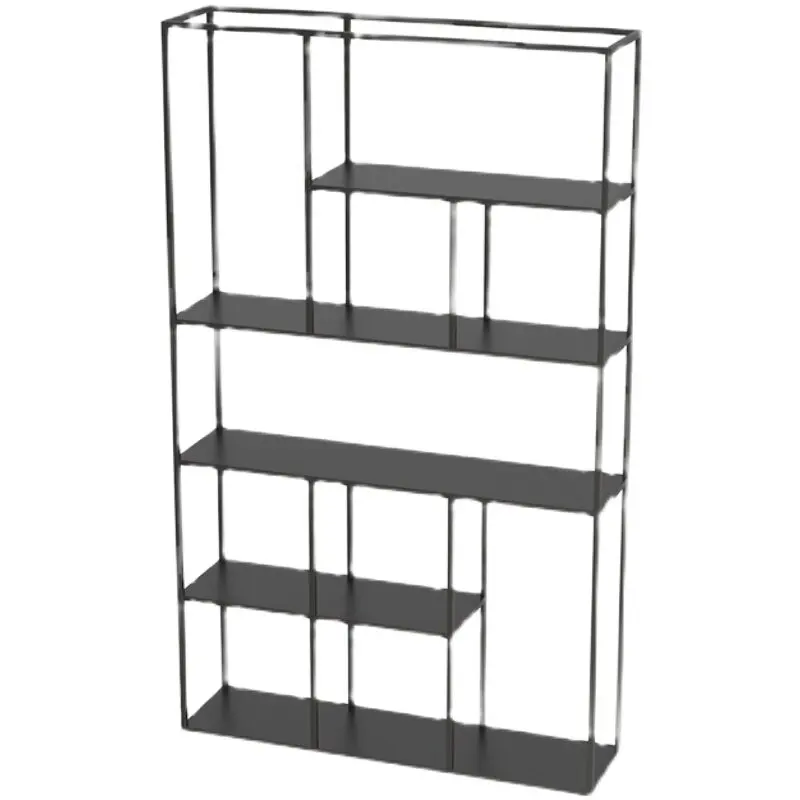 LMM Nordic simple floor screen bookshelf living room dining room multi-layer entrance storage rack