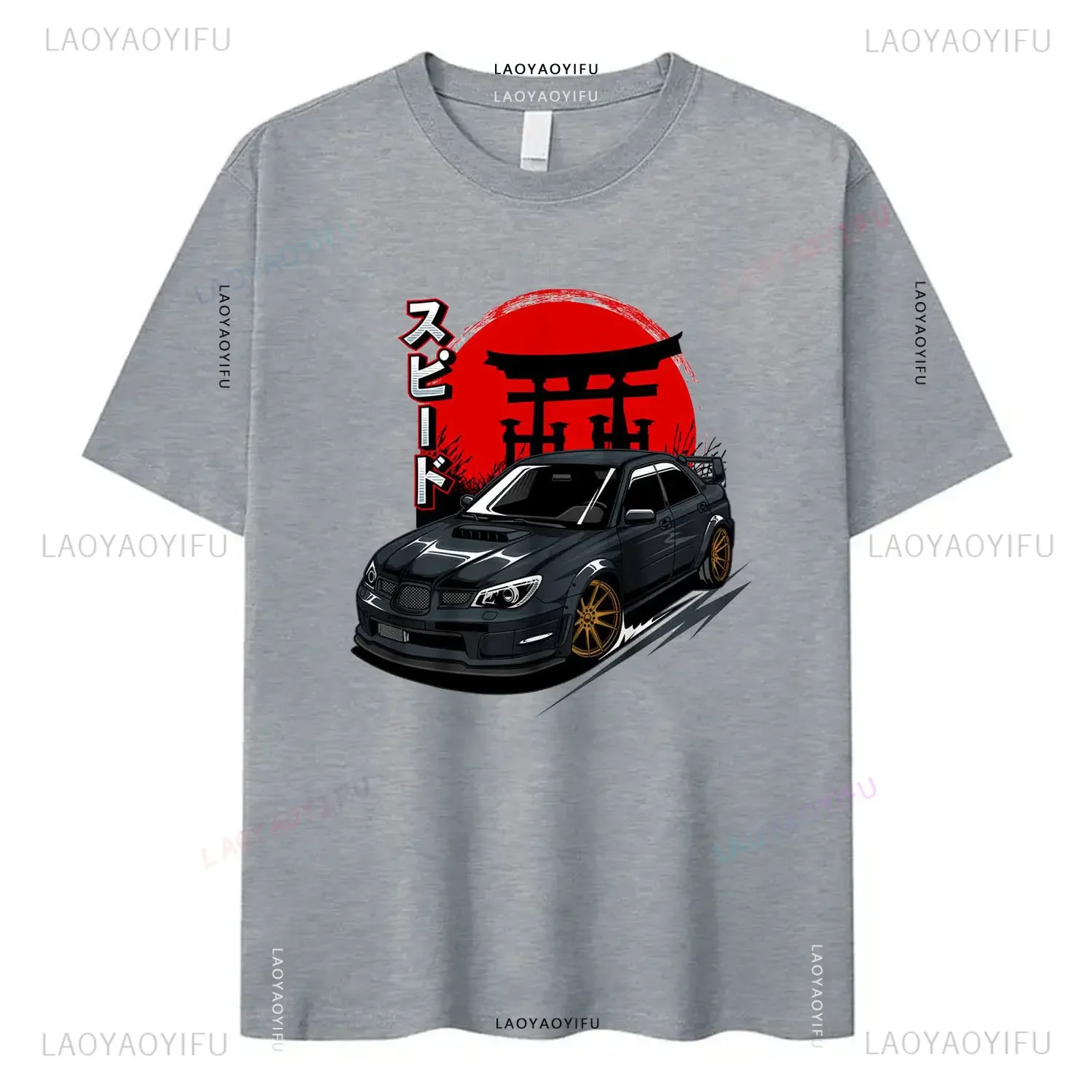 New Summer Men’s Mountain Subie Forester STi Funny Forester SG9 Classic 100%cotton T-Shirt Casual Boy Tees Black Subaru STI Tops