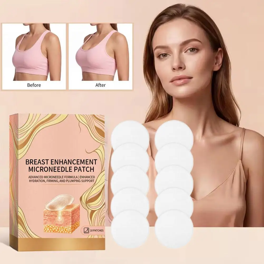 Breast Enhancement Advanced Nano-Microneedle Patch Targeted Skin Nutrition Deep Hydration Increased Skin Elasticity For Women