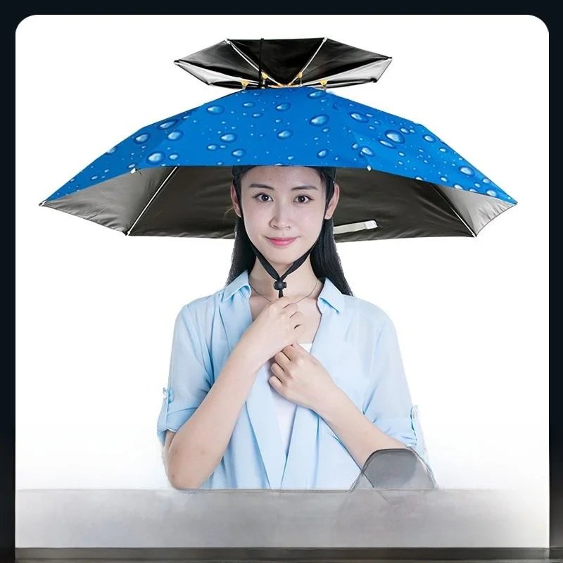 

Большая рыболовная шляпа-зонт с защитой от солнца, для рыбалки на открытом воздухе, солнцезащитная, непромокаемая, с регулируемым железным каркасом, из ткани Оксфорд