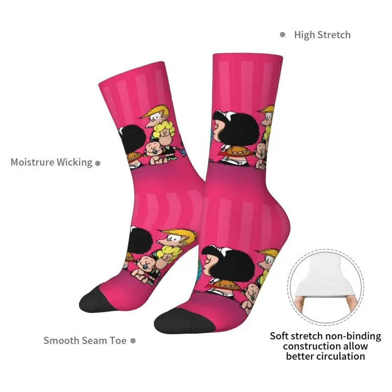 جوارب مافالدا وأصدقائه للرجال والنساء، جوارب كوينو مانغا الكرتونية الدافئة