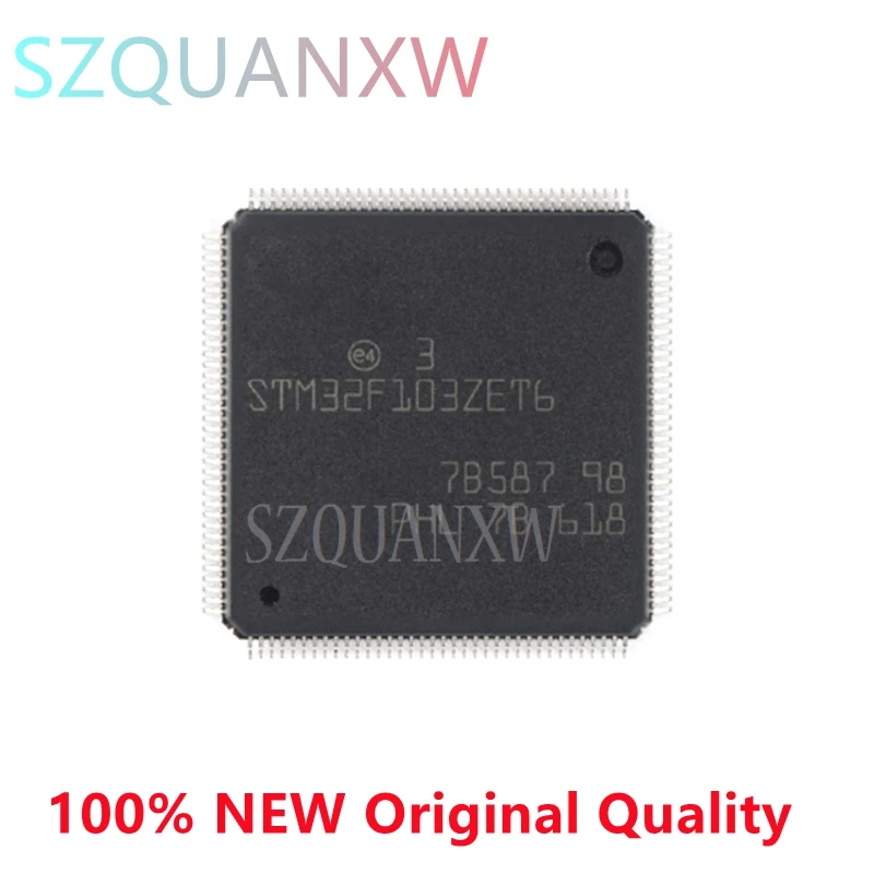 5PCS STM32F103 STM32F103ZET STM32F103ZET6 LQFP-144 LQFP Cortex-M3 32-bit Microcontroller-MCU Chip IC