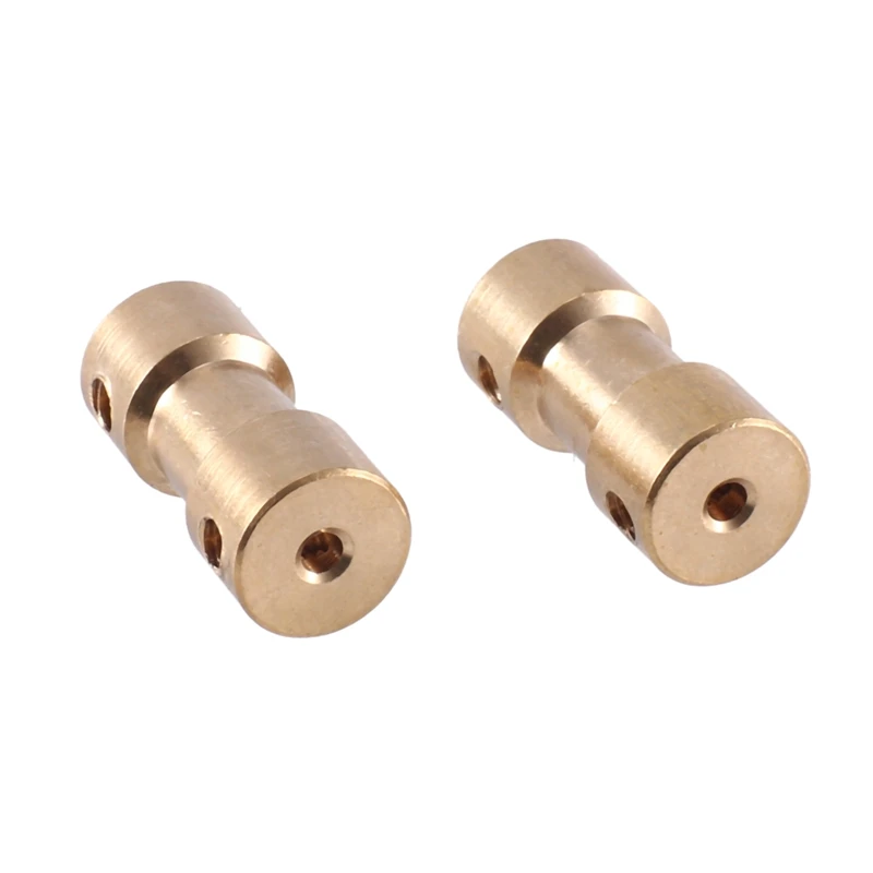 10Pcs RC Brass Coupling Brass Coupling Extension Connector For Remote Control Vehicle Model
