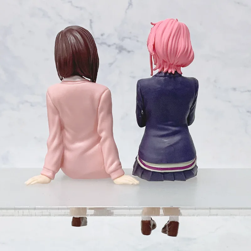 มีสินค้าในสต็อก ฟิกเกอร์อนิเมะ ดันดะดัน โมโมะ อาซาเอะ ชิราโทริ ไอร่า ท่าทางนั่ง  แบบประกอบเอง  วัสดุ PVC ของเล่นสะสม  ของขวัญ