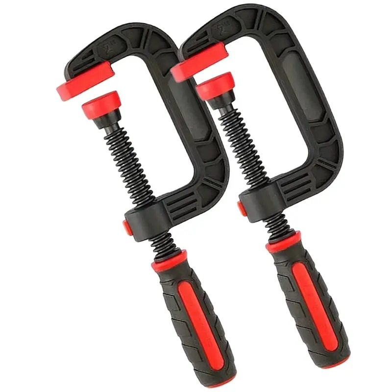 

ABAG Woodworking Clamps 2Pcs/Set Reinforced Plastic Nylon Spring Jaw Heavy-Duty Clamping Force Opening