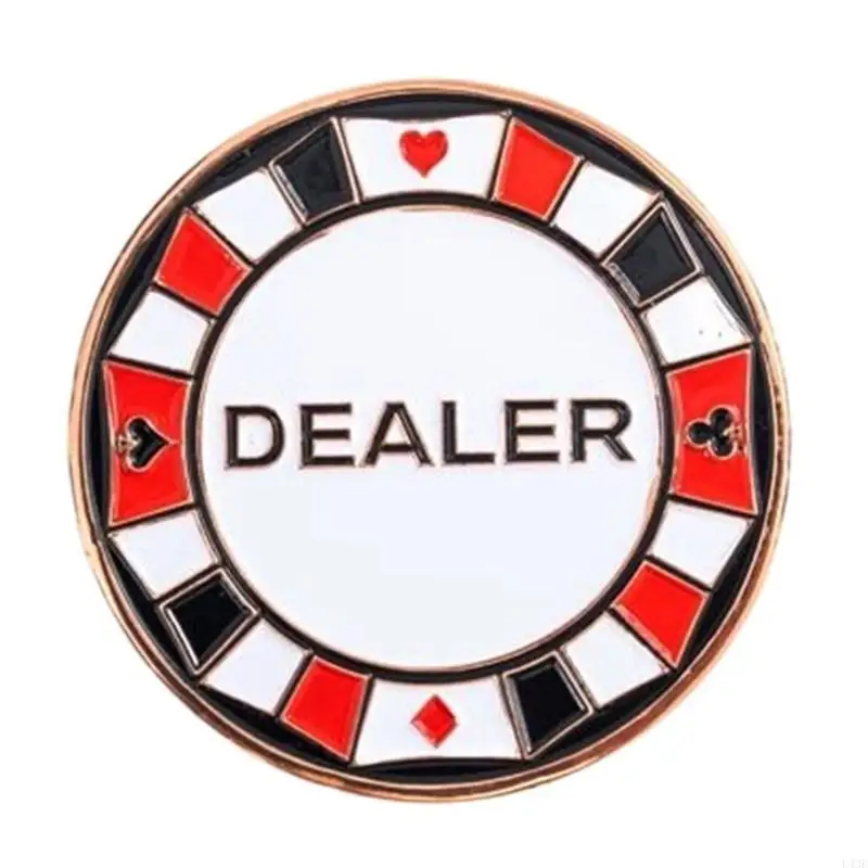 Metal Small Blind, Big Blind, Dealer Puck Buttons Game Dealer Button