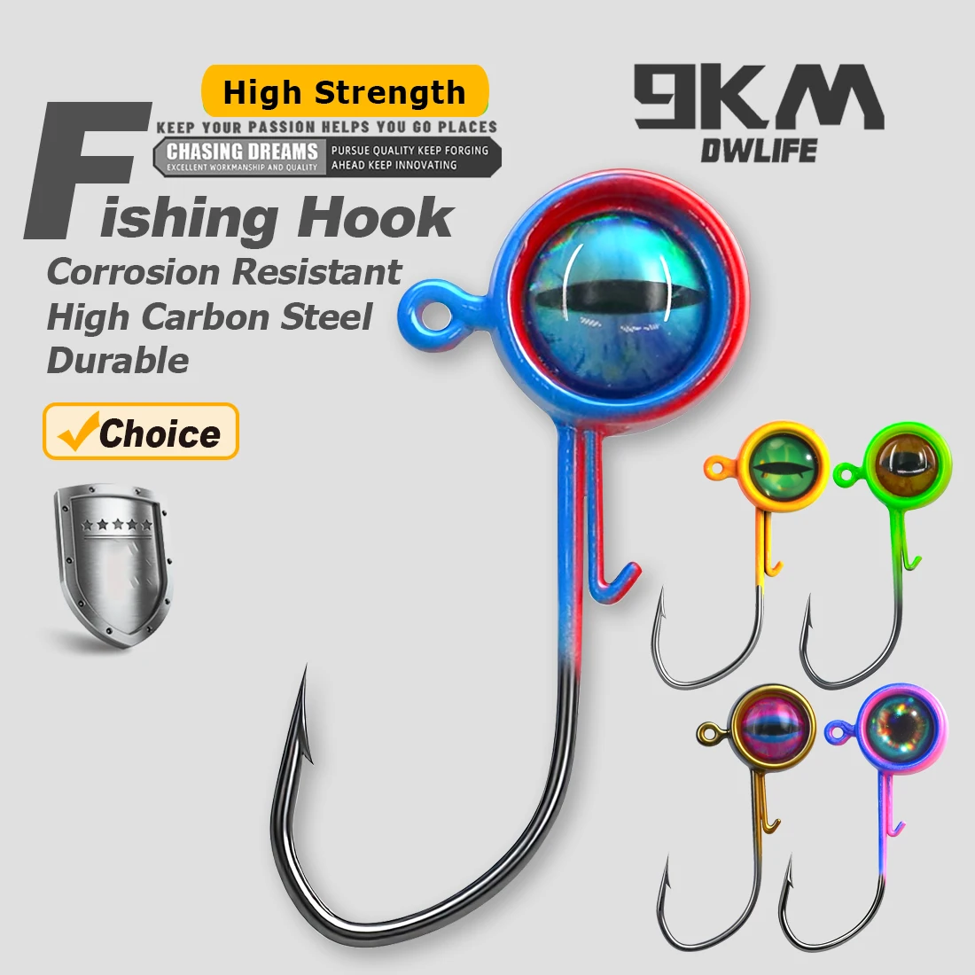

Крючок с микроджиг-головкой, 9 км с проушинами, 3,5 г ~ 10 г для мягкой приманки, для соленой и пресной воды, 40 шт.