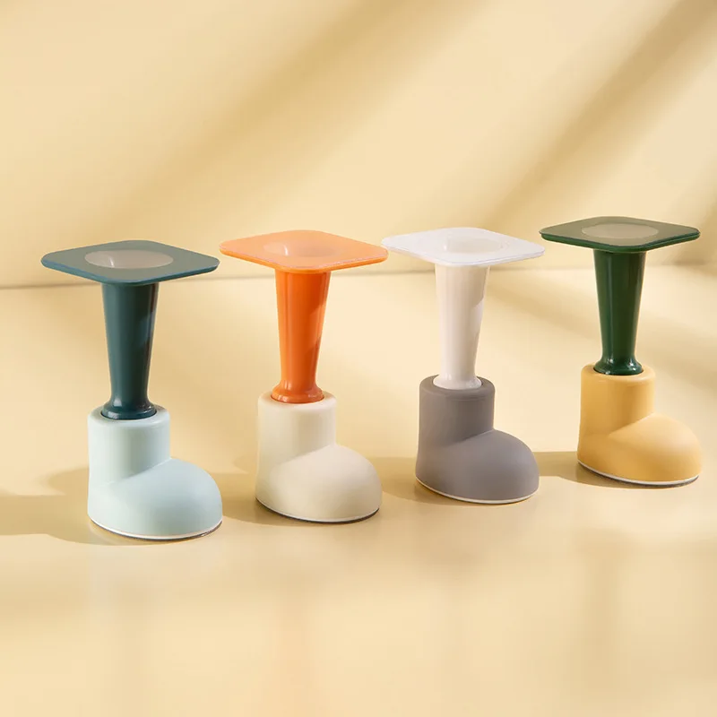1pc Creative Mute Door Stoppers Security Wall Protectors Household Anti-collision Door Stopper, Silicone Door Stopper