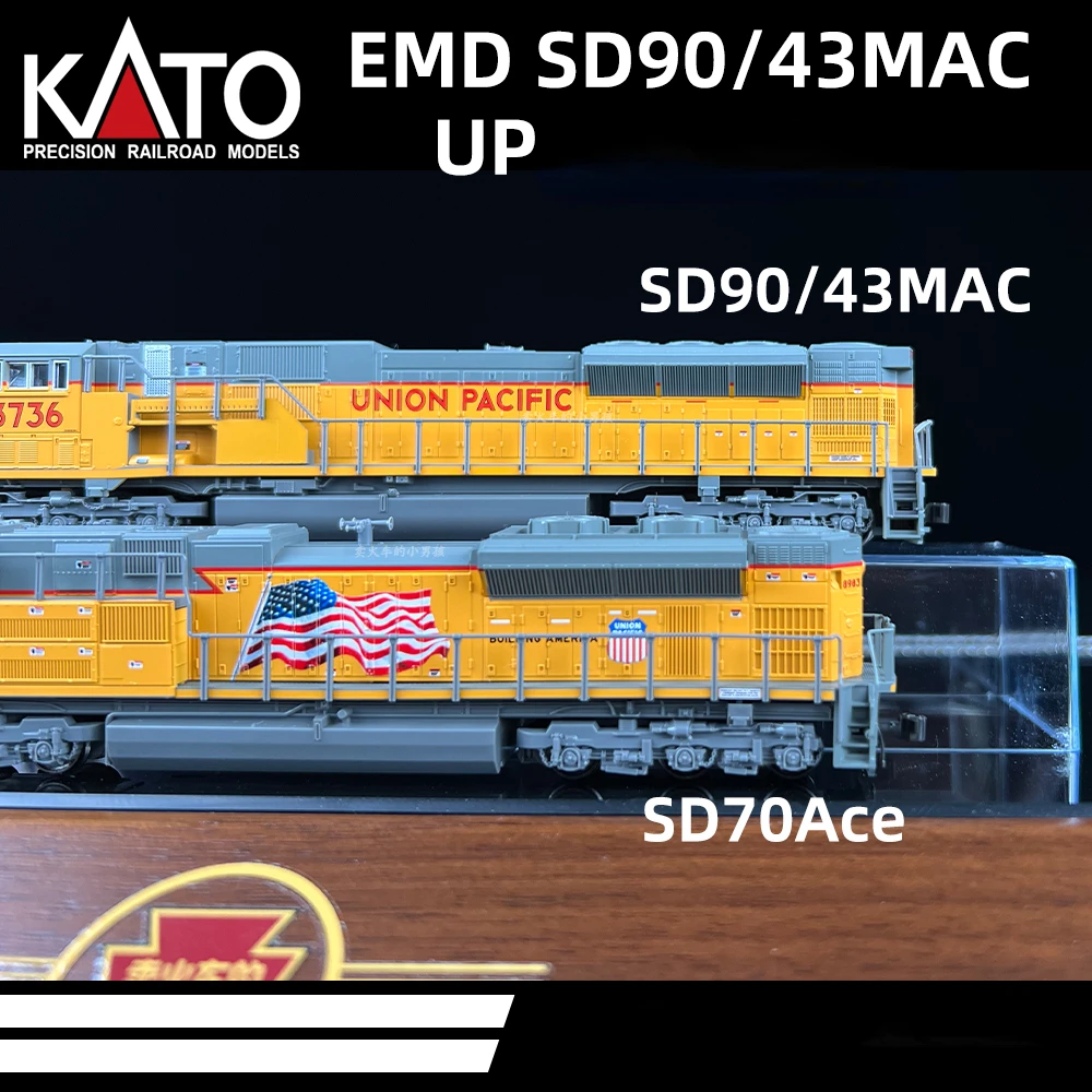 KATO N Scale Train Model 3736 3750 EMD SD90/43MAC UP Diesel Locomotive Train Model Toy Gift