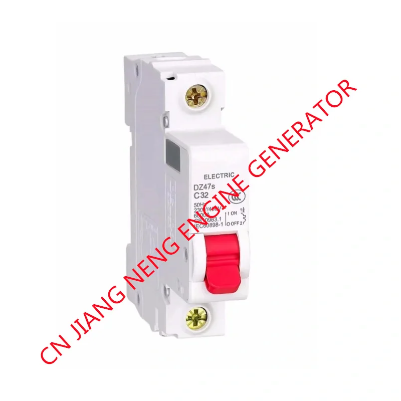 회로 차단기 장착 발전기 부품 트립 오프 스위치, 보호 스위치, 3KW, 5KW, 8KW, 1P C, 16A, 20A, 25A, 32A, 40A, 50A, 63A, 80A, 100A, 125A