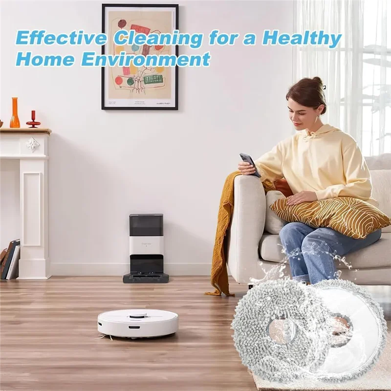 

N08R тканевые подушечки для швабры Dreame L10 Ultra / L10s Pro / L10s Ultra / L10 Prime / L20 Ultra/X10 Запчасти для пылесоса