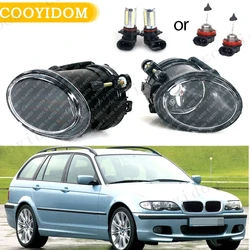 Car Bumper Fog Light Fog lamp front  For BMW E46 3 Series 2001-2005 M3 1999-2002 E39 M5 Foglight With Halogen LED Bulbs