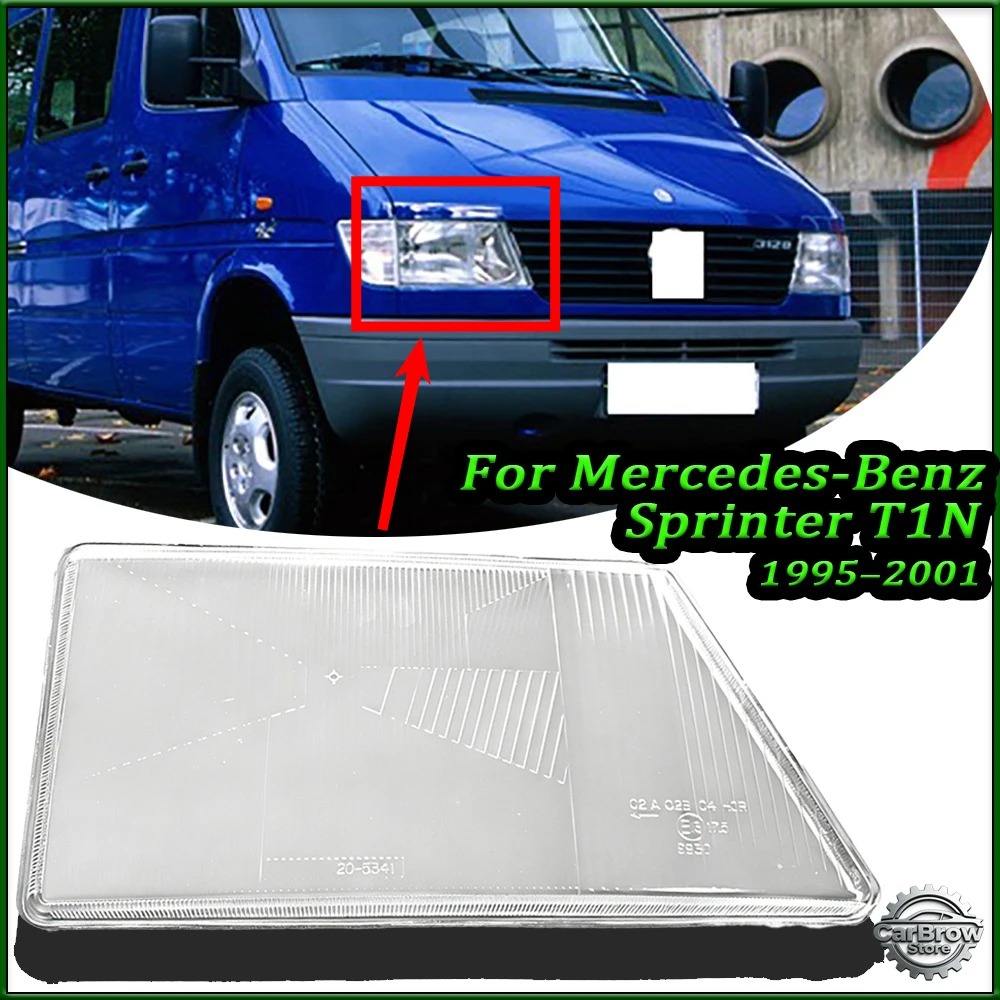 

Car Accessories Headlamp Transparent Lampshade Shell For Mercedes-Benz Sprinter T1N (1995–2001) Headlight Lens Cover Plexiglass