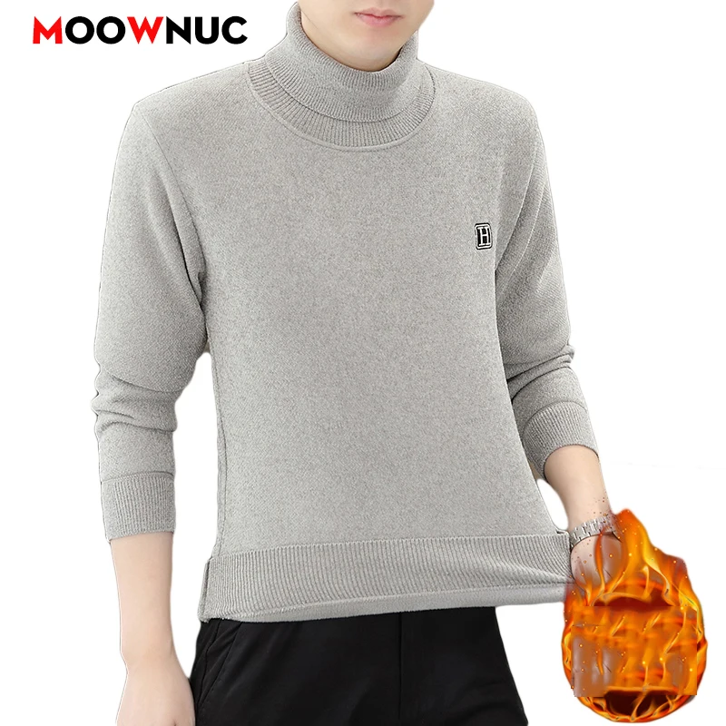 Spring Men\'s Sweat-shirt Pullovers Sweater For Men Men\'s Clothing Casual Streetwear Knit Autumn Fashion Hombre Warm Solid Male