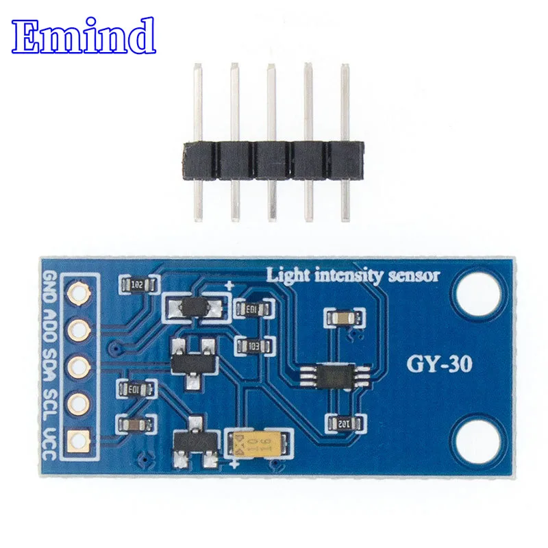 1/2Pcs GY-30 Light Sensor Digital Light Intensity Module BH1750FVI Chip Light Sensor Module