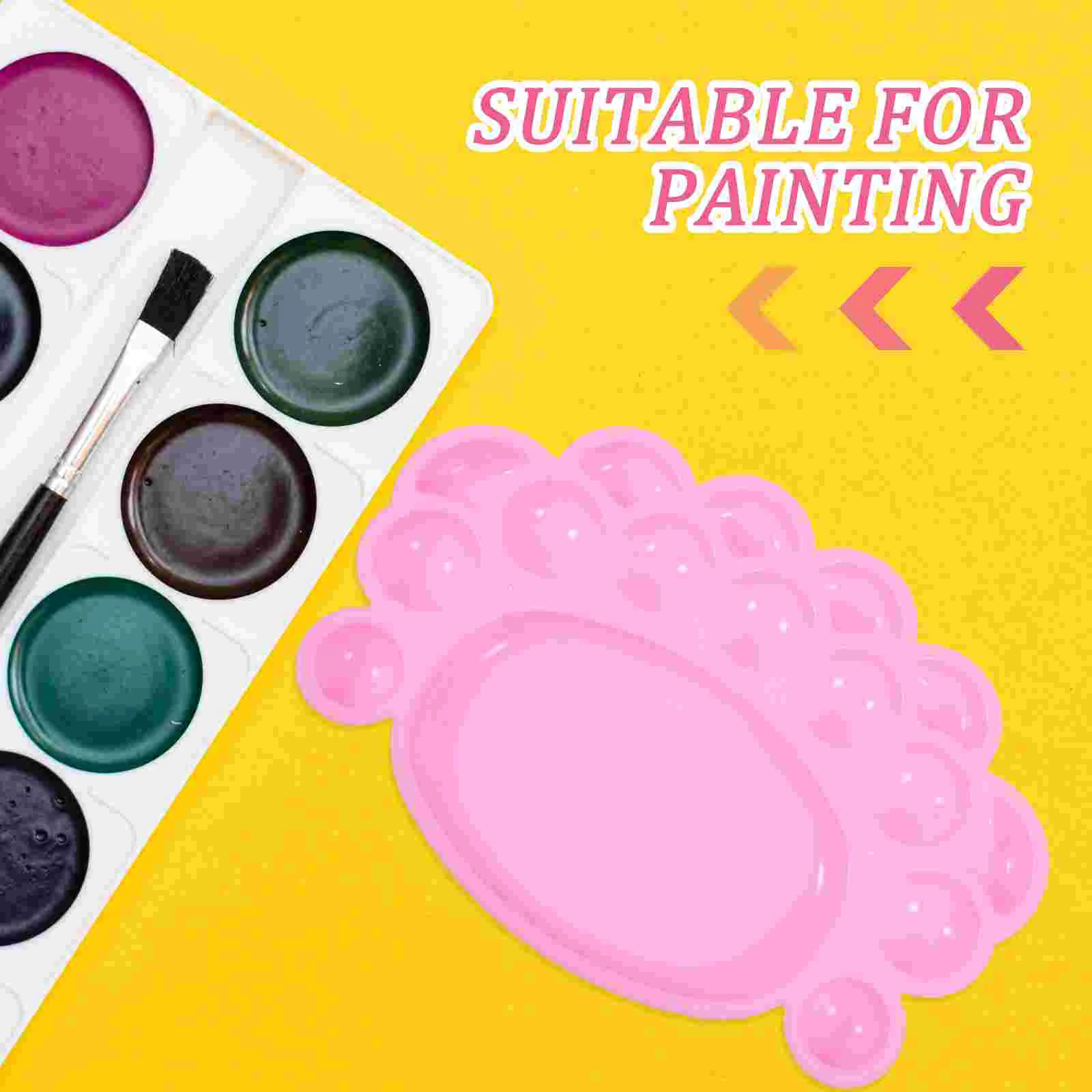 Palette Paint Artist Pallet Tray Painting Pallets Spray Makeup Trays Color Fixing Plate Box