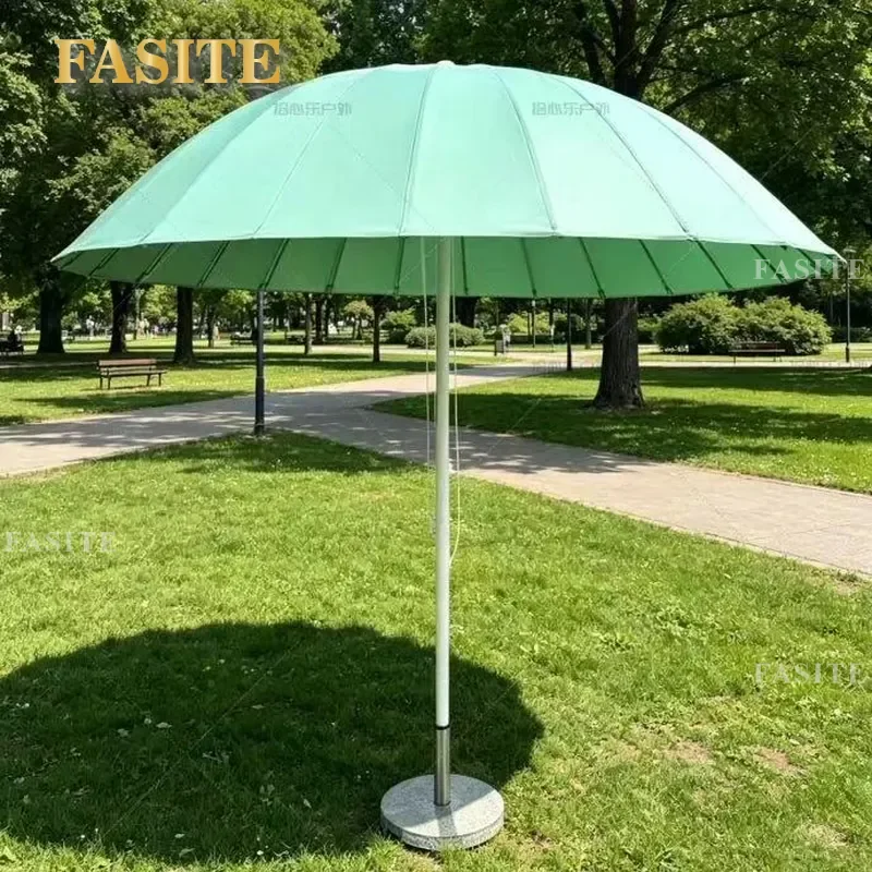 For Outdoor Parasol Aluminum Alloy Central Column Reinforcement Fiber Umbrella Bone Commercial Stall Courtyard Camping