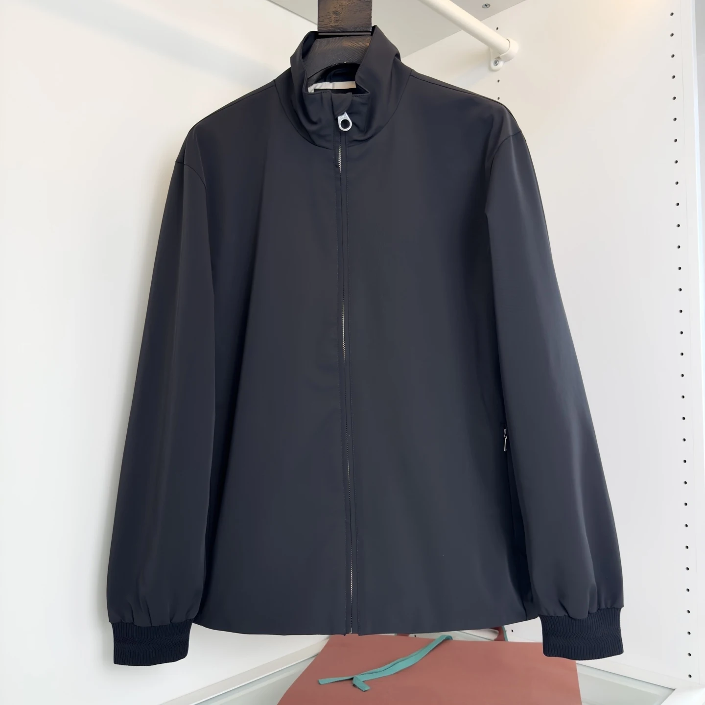 

Italy LP2025 autumn and winter new old money solid color fashion stand-up collar jacket men's casual windproof jacket