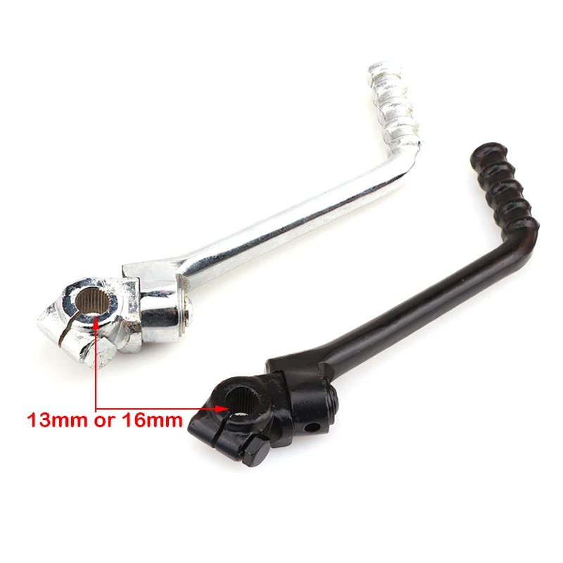 1pcs Motorcycle Kick Start Lever Start Pedal 13mm/16mm Hole For 50cc-160cc KAYO SSR SDG BSE Dirt Pit Bike motorbike parts