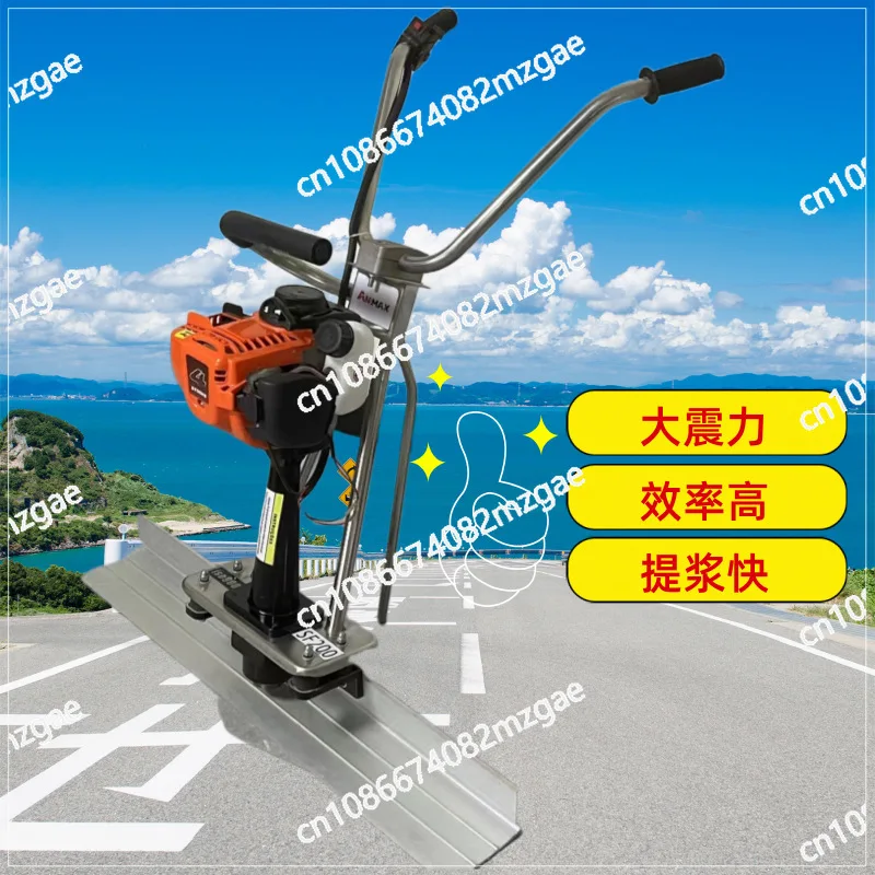 Righello vibrante righello palo portatile costruzione di edifici terreno di cemento pulpa vibrante sollevamento livellatore manuale pavimentazione