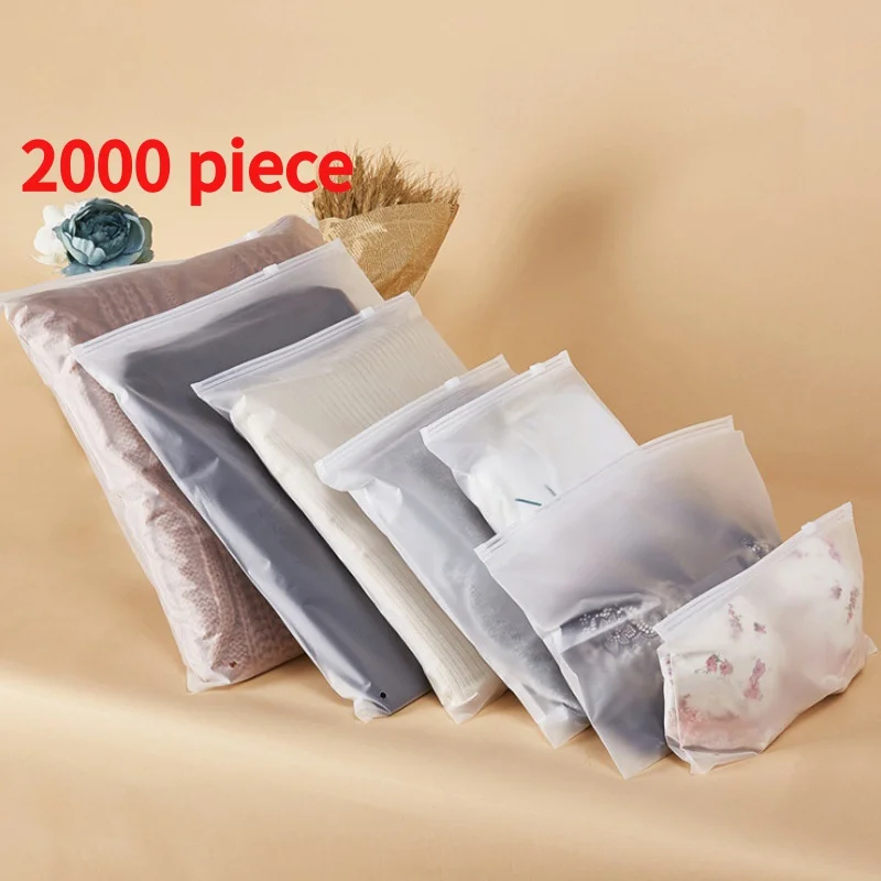 

20 00piece.Custom.Custom Logo Bag Size Pvc Frosted Transparent Plastic Package Zipper Bag Washing And Storage Cosmetic Bags