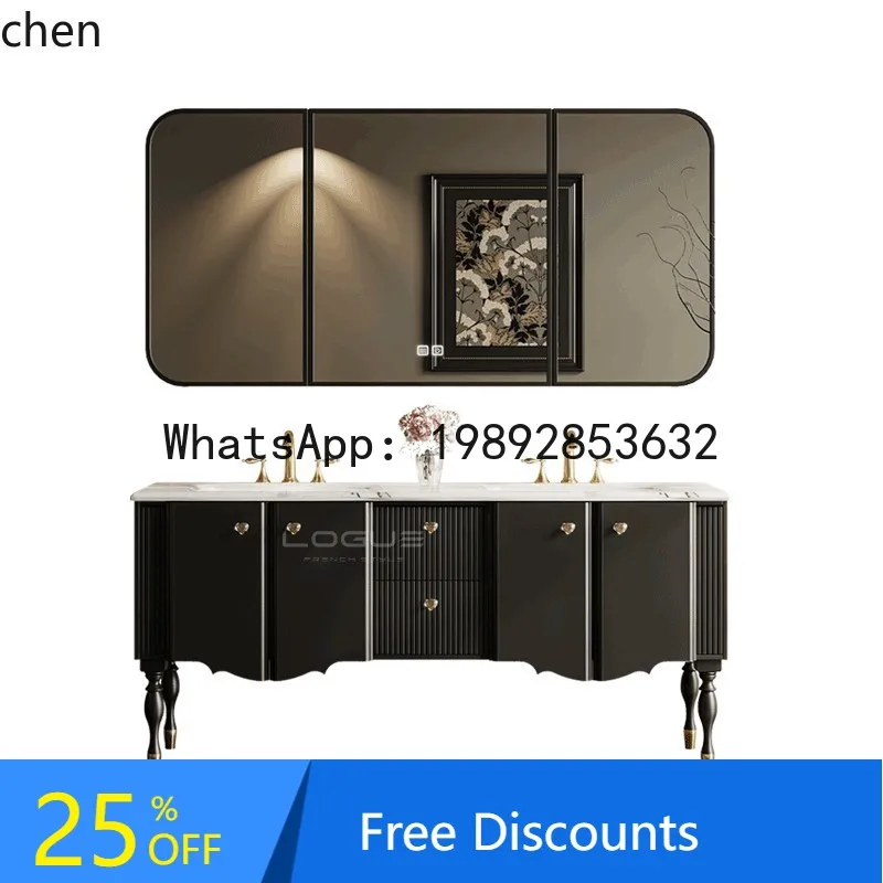 

oak floor-to-ceiling retro bathroom cabinet combination toilet washbasin cabinet