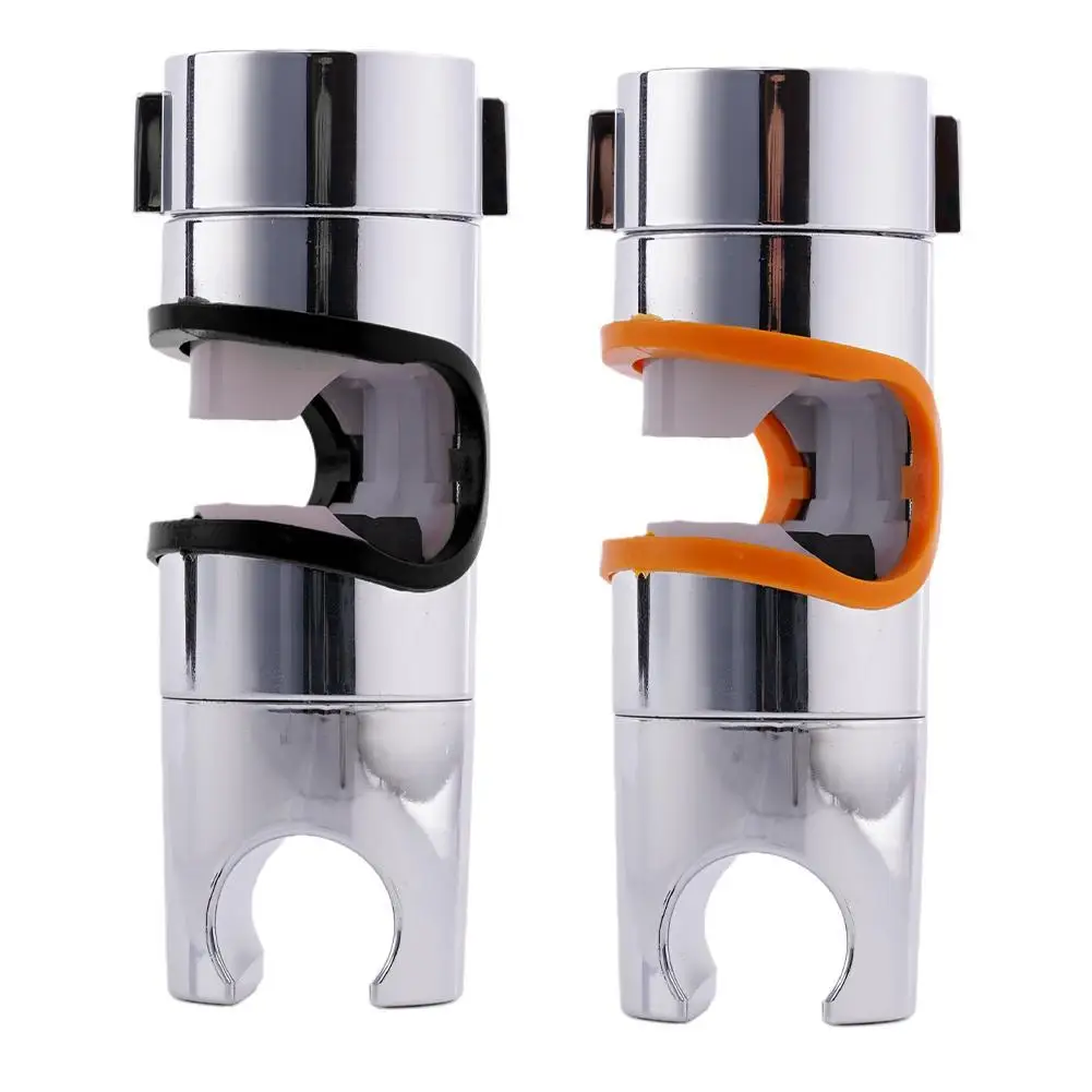 Adjustable 18-25mm Shower Head Holder 22mm Shower Holder Clamp Showerhead Rail Slide Bracket Bathroom Accessories 360° Rotation