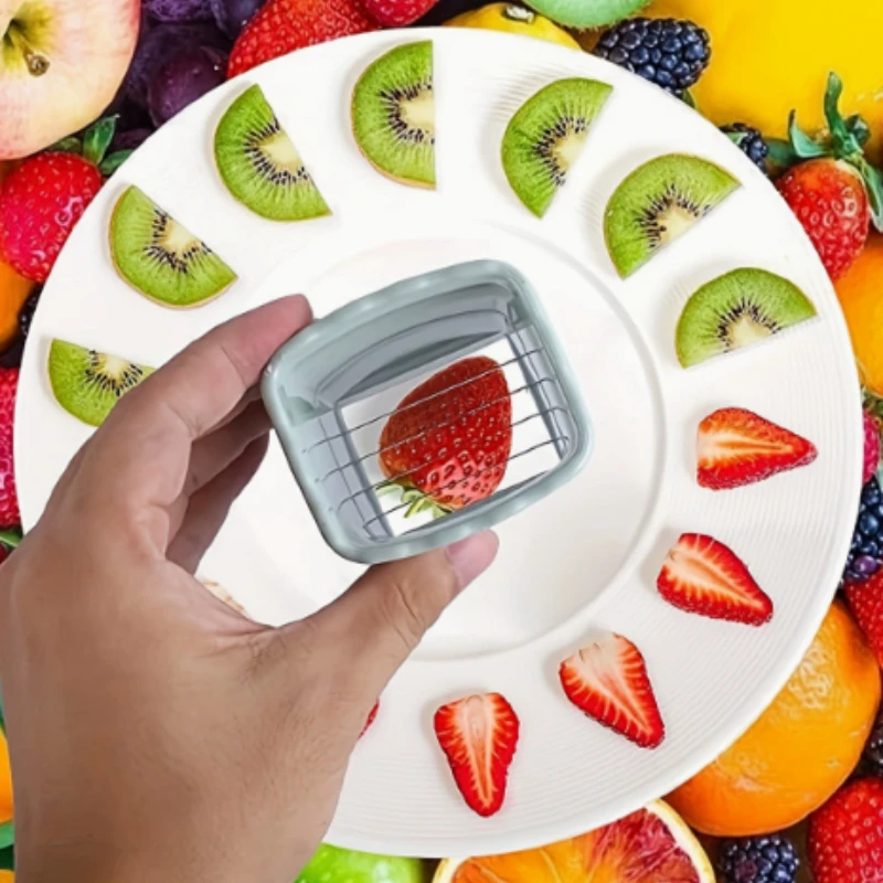 1PC Cup Slicer Potato French Fries Cutter Making Tool Slicing Fruit Strawberry Grape Vegetable Shredder Kitchen Utility Gadgets
