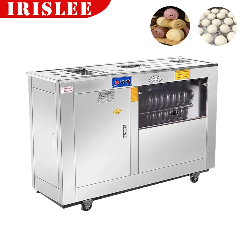 

Stainless Steel Pizza Round Shape Momo Steamed Bun Forming Balls Rolling Bread Dough Making Cutter Machine