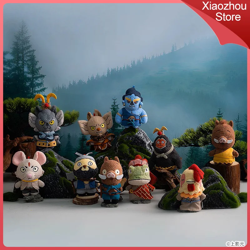 

100% натуральная Youyou Langlang Mountain Little Monster, милые плюшевые куклы с животными, игрушки, рюкзак, подвеска, брелок, подарки на день рождения