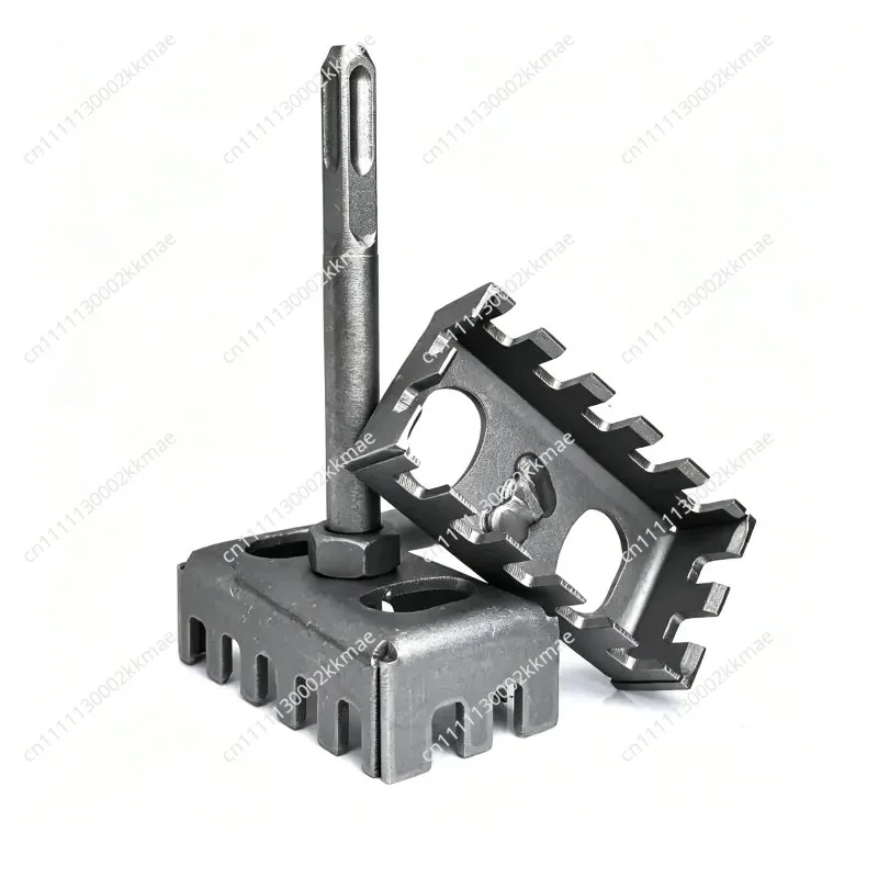 Electricians High Strength Square Hole Cutter Tool Square Shank For 86 Type Junction Box Drywalls Drill Bit