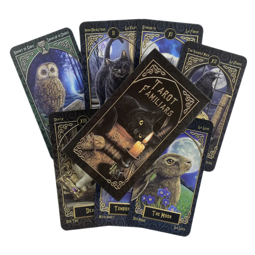 Tarot De Gatitos 78 Cartas Con Guía – Juego De Adivinación Y Mesa Para Fiestas