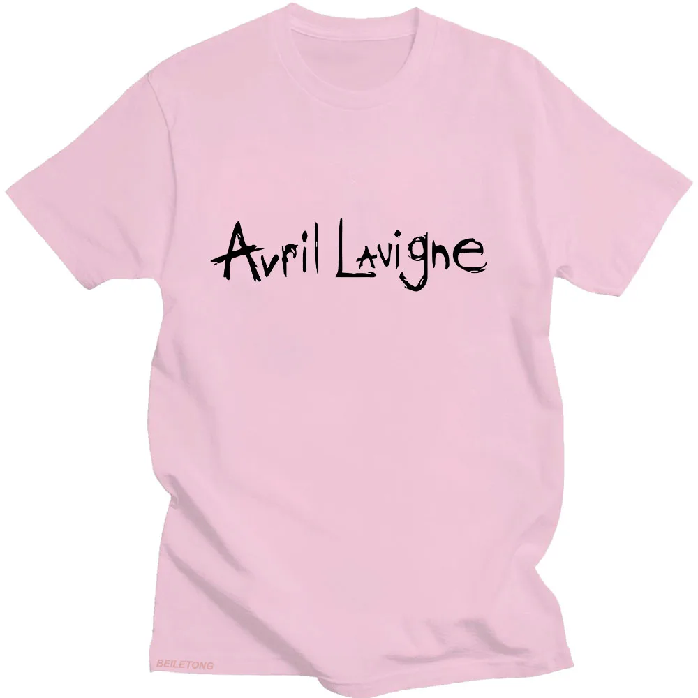 Avril Lavigne T-shirt Short Sleeve Gothic Cotton Tee-shirt Funko Pop Hip Hop Retro Tshirt Sudaderas High Quality Casual Clothing