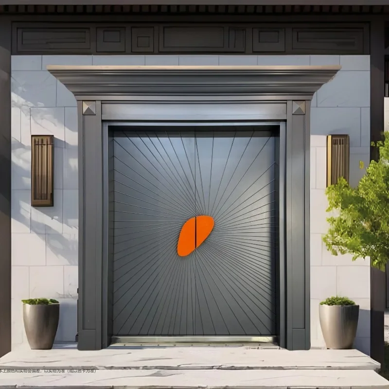 Aluminum plate engraving paint casting aluminum door armored door community