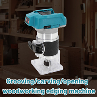 Woodworking Electric Trimmer Brushless Trimming Machine Wood Router Milling Engraving Slotting Machine For Makita18V Battery pin