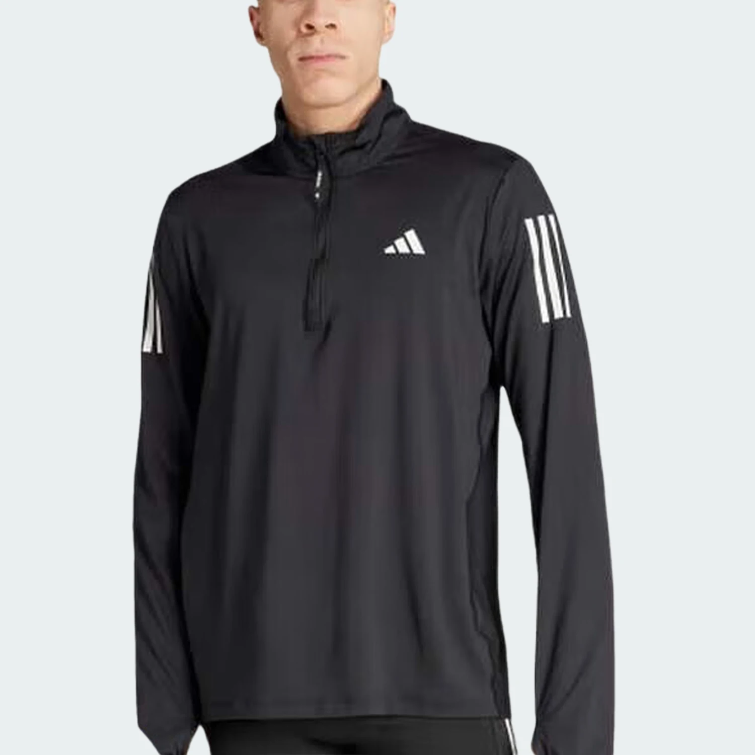 adidas-veritable-nouveau-t-shirt-de-sport-decontracte-a-col-montant-pour-hommes-in1490