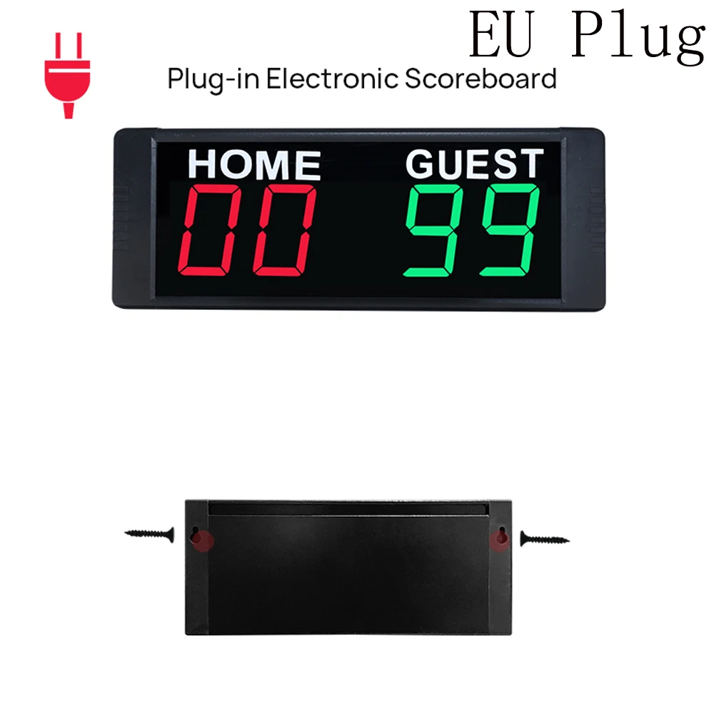 

1.5" Electronic Mini Score Counter EU US Basketball Digital Scoreboard for Game Competition Indoor Outdoor Sport