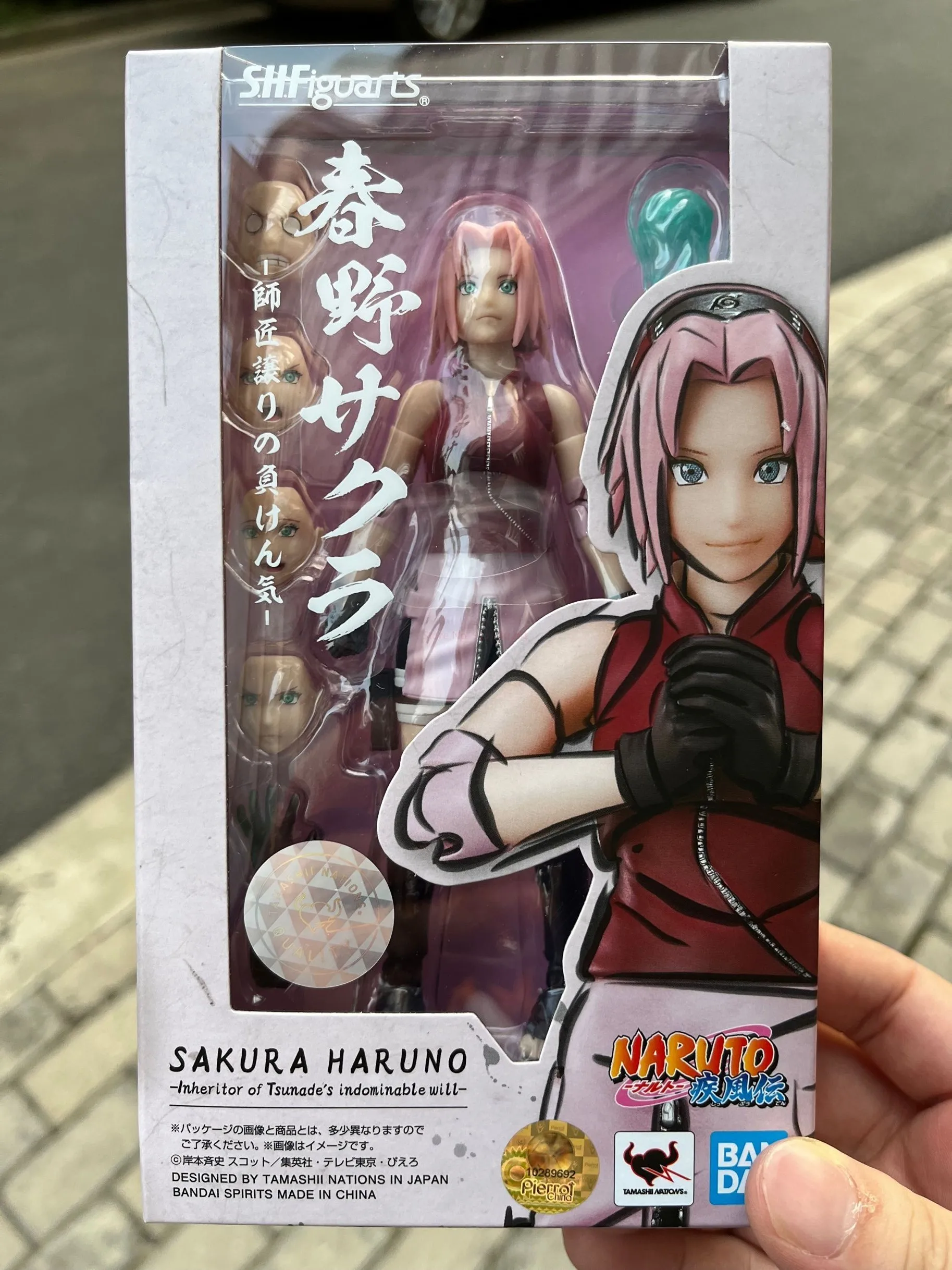 NARUTO Original SHF Haruno Sakura Anime Figures Action Figurine Statue Model Doll Decoration Collection for Children Toys Gifts