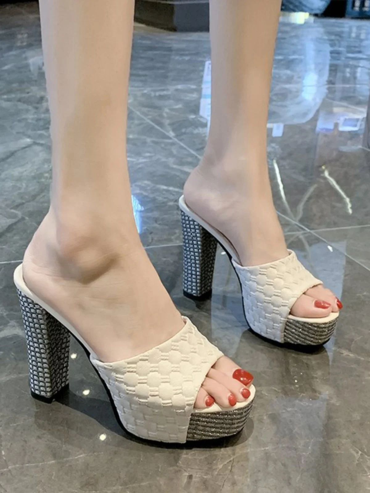 

Лето 202, модные женские сандалии без шнуровки на платформе, удобные нескользящие дышащие сандалии на каблуке с искусственной подкладкой в римском стиле Sle oes